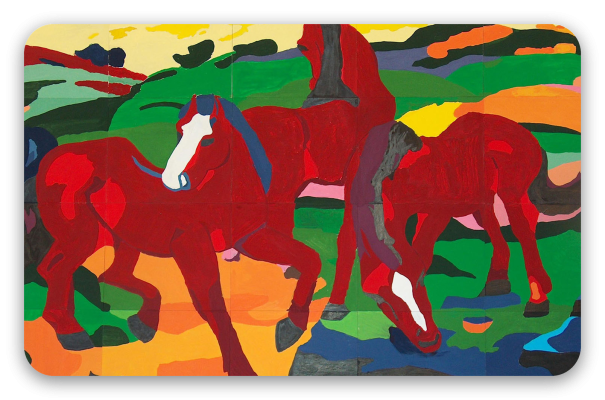 Chevaux au pâturage