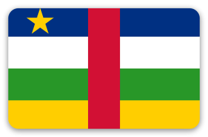 République centrafricaine - sticker pour carte