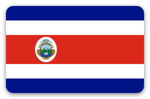 Costa Rica - sticker pour carte