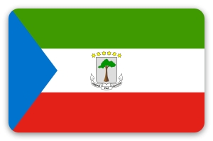 Guinée équatoriale - sticker pour carte