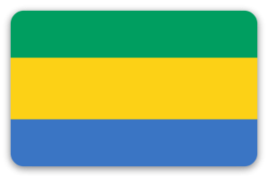 Gabon - sticker pour carte