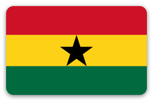 Ghana - sticker pour carte