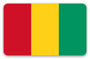 Guinée - sticker pour carte