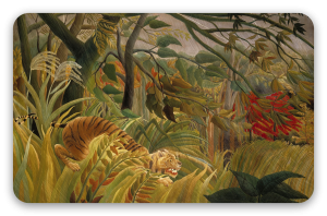 Tigre dans la tempête
