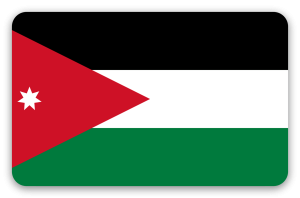 Jordanie - sticker pour carte