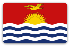 Kiribati - sticker pour carte