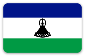 Lesotho - sticker pour carte