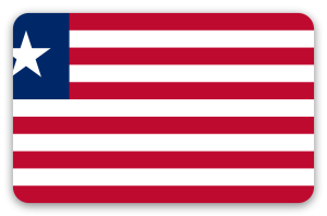 Liberia - sticker pour carte
