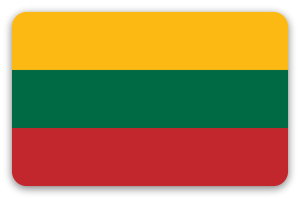 Lituanie - sticker pour carte