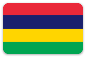 Île Maurice - sticker pour carte