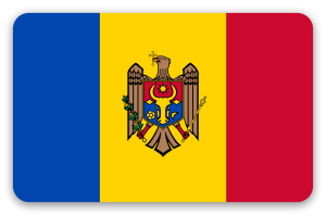 Moldavie - sticker pour carte