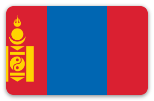 Mongolie - sticker pour carte