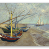 Bateaux de pêche sur la plage