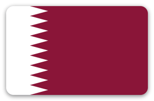 Qatar - sticker pour carte