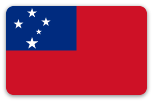 Samoa - sticker pour carte
