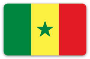 Sénégal - sticker pour carte