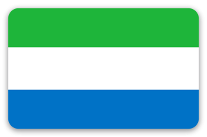 Sierra Leone - sticker pour carte