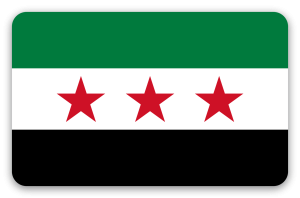 Syrie - sticker pour carte