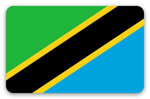 Tanzanie - sticker pour carte