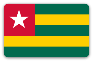 Togo - sticker pour carte