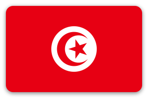 Tunisie - sticker pour carte