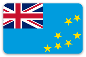 Tuvalu - sticker pour carte