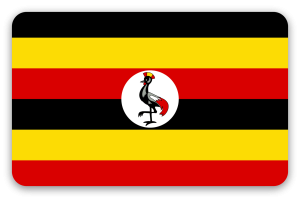 Ouganda - sticker pour carte