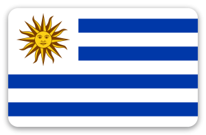 Uruguay - sticker pour carte