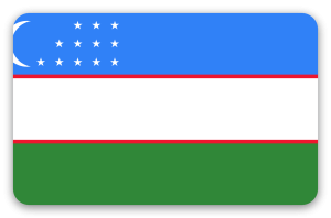 Ouzbékistan - sticker pour carte