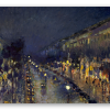 Boulevard Montmartre, effet de nuit