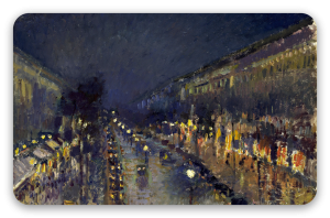 Boulevard Montmartre, effet de nuit