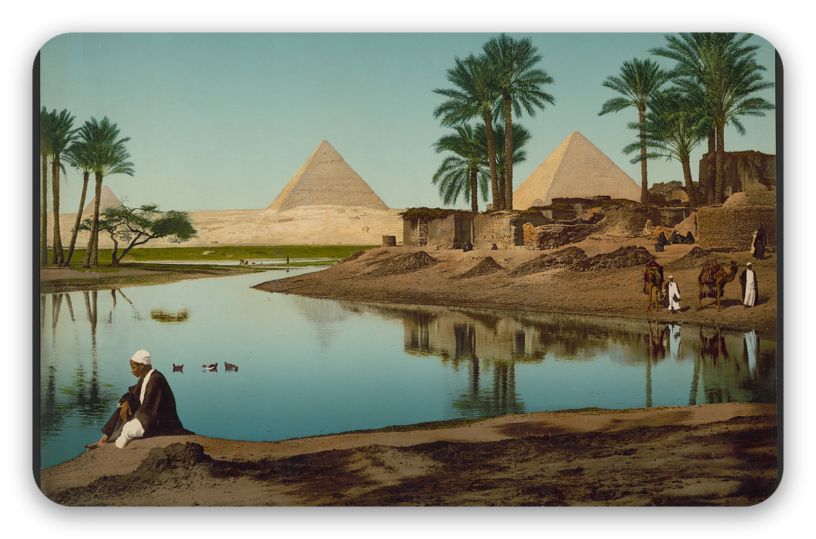 Les pyramides vers 1900