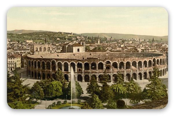 Vérone vers 1900