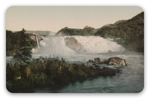 Cascade près de Trondheim vers 1900