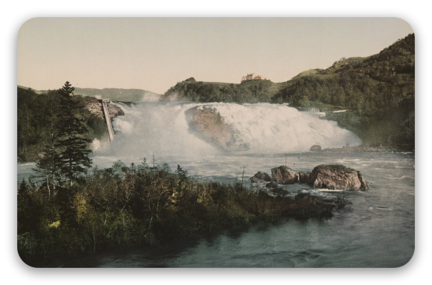 Cascade près de Trondheim vers 1900