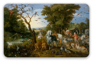 L'Entrée des animaux dans l'arche de Noé - sticker pour carte