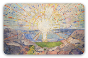 Le Soleil - sticker pour carte