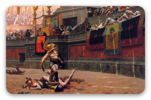 Pollice Verso - sticker pour carte